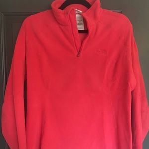 North Face pink turtle neck fleece